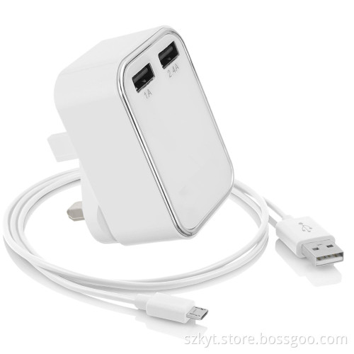 TUV CE CB certified dual usb wall charger for samsung phone, 5V 4A travel charger tablet charger for iphone 7, huawei p9